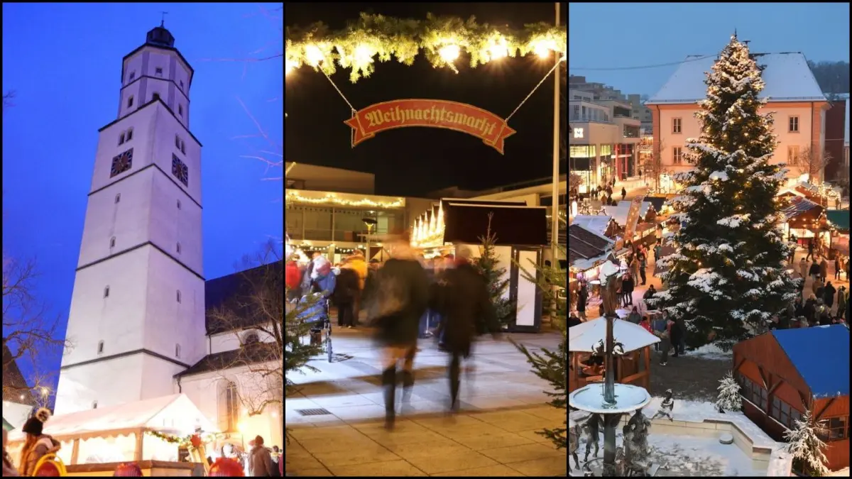 Bald öffnen im Alb-Donau-Kreis und im Kreis Neu-Ulm wieder die Weihnachtsmärkte.