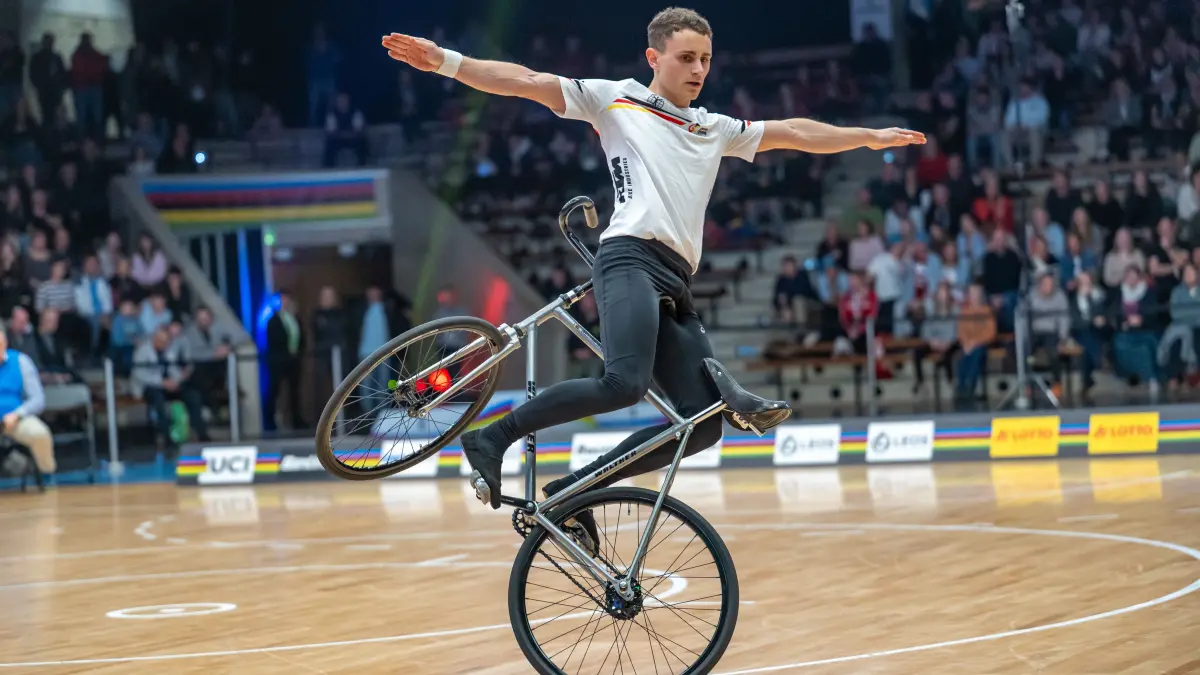 Rad-WM in Göppingen, EWS Arena Freitag