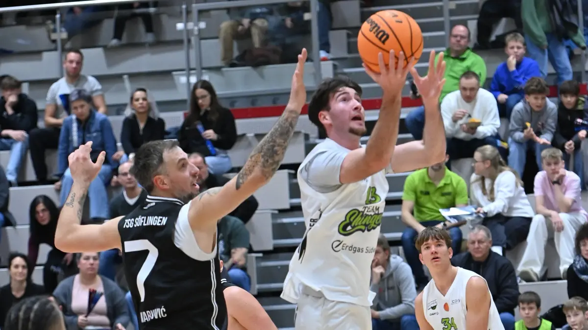 Team Ehingen Urspring - TSG Söflingen 101:83 Basketball Regionalliga Kaloyan Lozanov