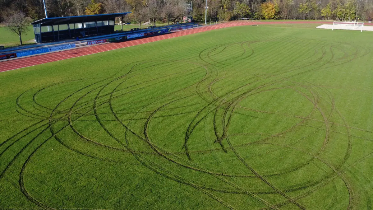 Sportplatz Belsen Mössingen Vandalismus