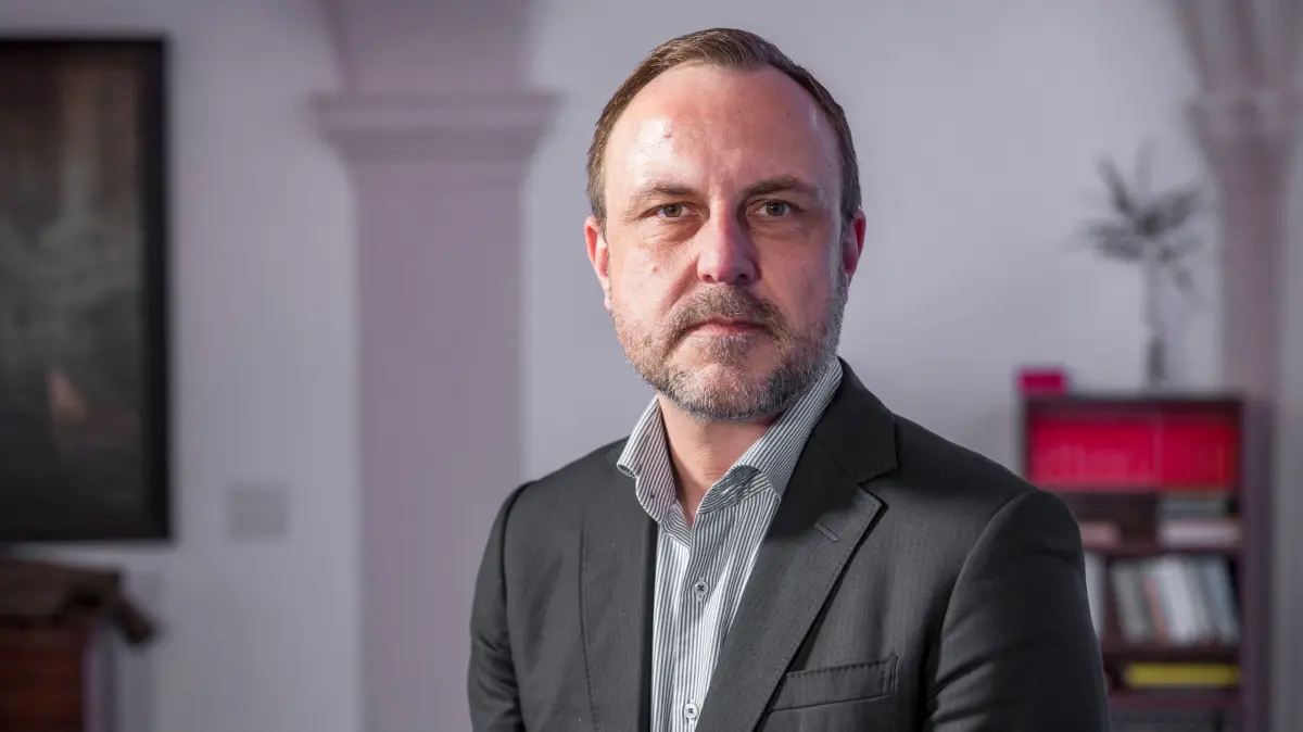 Terrorismusexperte Neumann: ARCHIV - 15.01.2025, Bayern, Bad Staffelstein: Peter R. Neumann, Professor für Sicherheitsstudien am King's College London, nach einem Pressestatement während der CSU-Winterklausur. (zu dpa: «Von Bataclan bis heute: Wie sich Terror in Europa verändert») Foto: Daniel Vogl/dpa +++ dpa-Bildfunk +++
