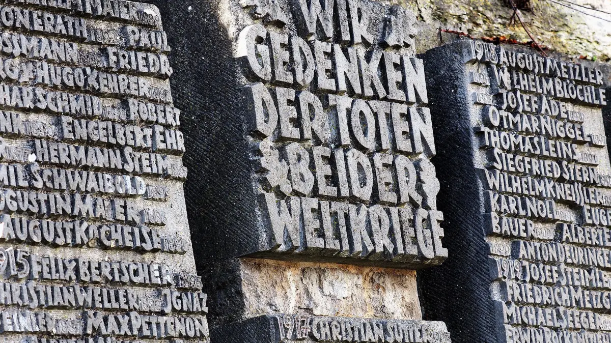 (ohne Überschrift): Vorsicht: Dieses Foto ist möglicherweise nur für den einstigen Verlag Schwäbisches Tagblatt verwendbar. Volkstrauertag Mauer Stiftskirche Horb 14.11.2019.Bild: Karl-Heinz Kuball