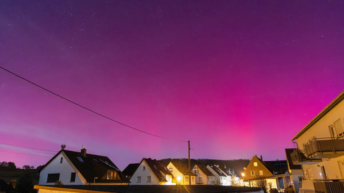 Polarlicht über Donzdorf