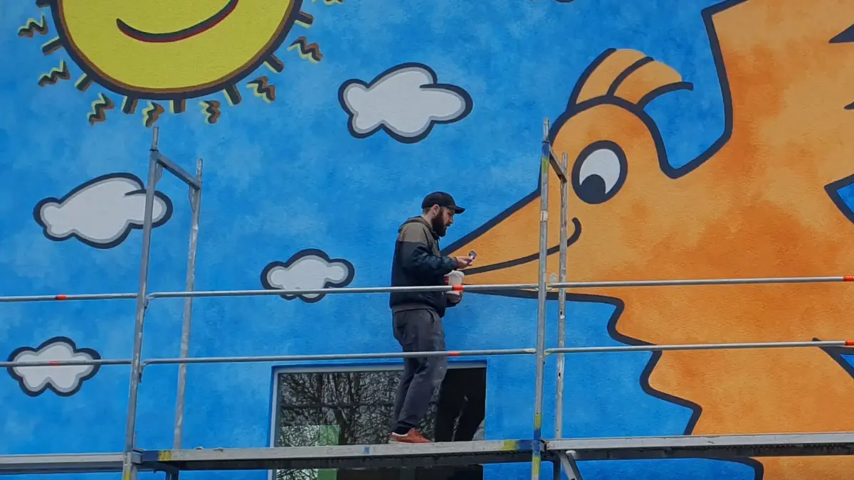 Street-Art-Künstler Johannes Blinkle Casa Kitana