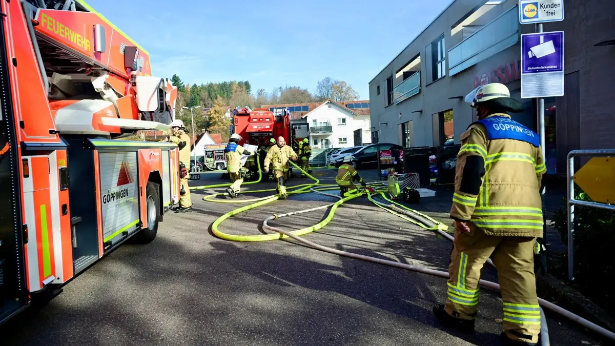 Brand Rechberghausen Rossmann Markt
