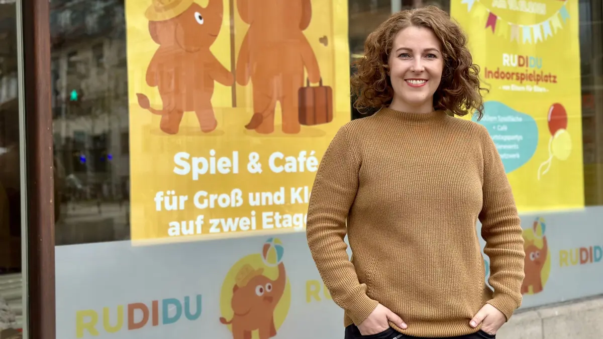 Katharina Manewald eröffnet in Reutlingen den Indoorspielplatz "Rudidu".