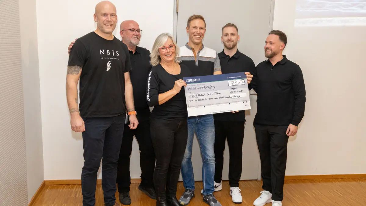 Gute Taten Uhingen, Uditorium: Vortrag norwegischer Einhandsegler, Abenteurer und Filmemacher Erik Aanderaa "My Way to the Ocean" und Physio Brüderlin