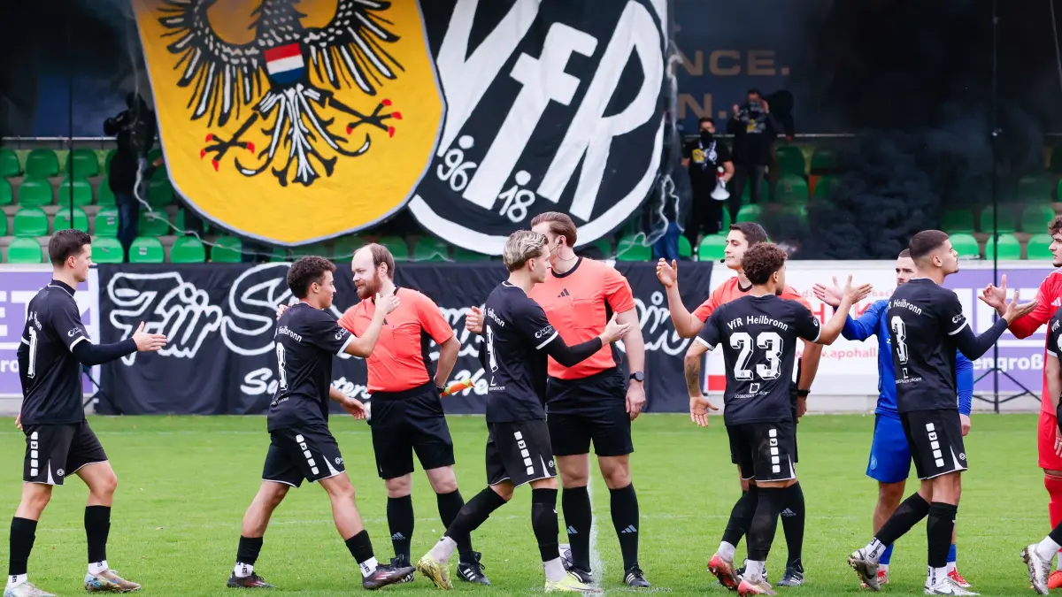 Fußball Verbandsliga Sportfreunde Schwäbisch Hall - VfR Heilbronn, 1:1, Optima-Sportpark