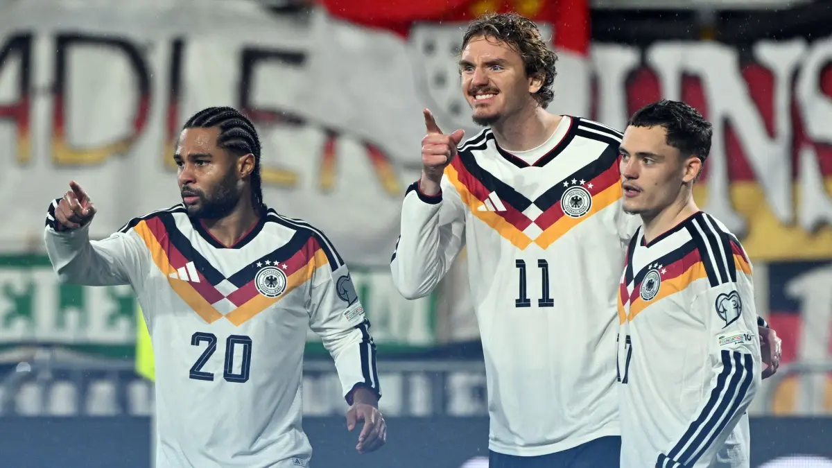 Serge Gnabry, Nick Woltemade und Florian Wirtz