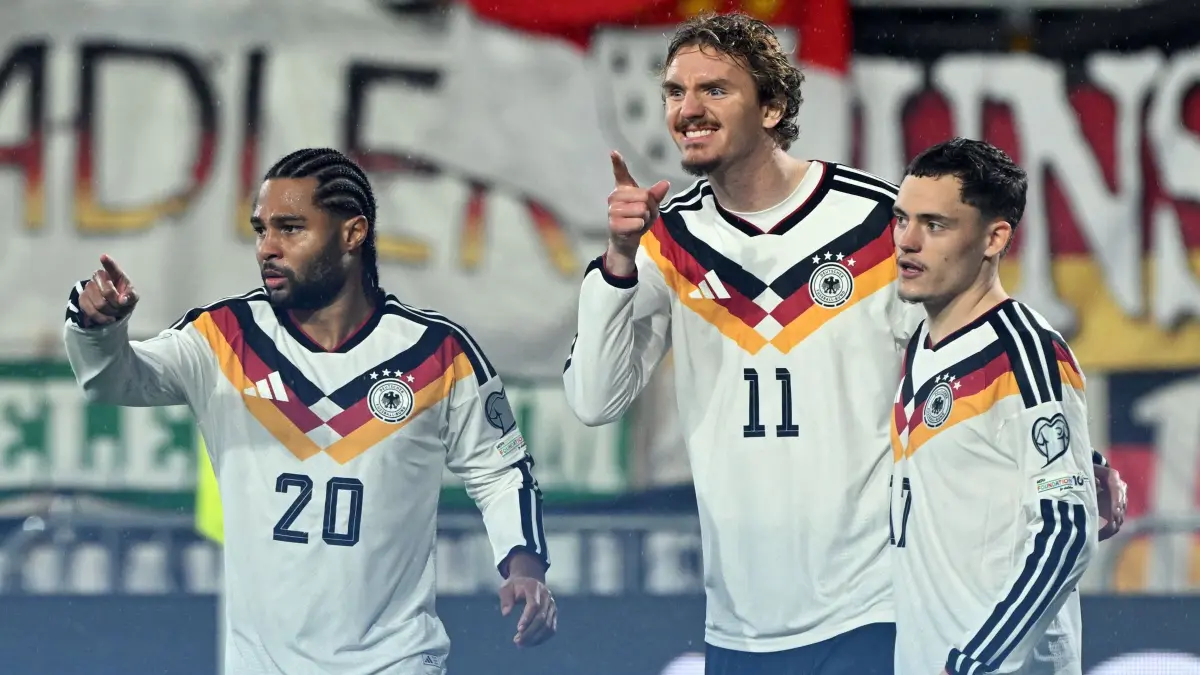 Serge Gnabry, Nick Woltemade und Florian Wirtz
