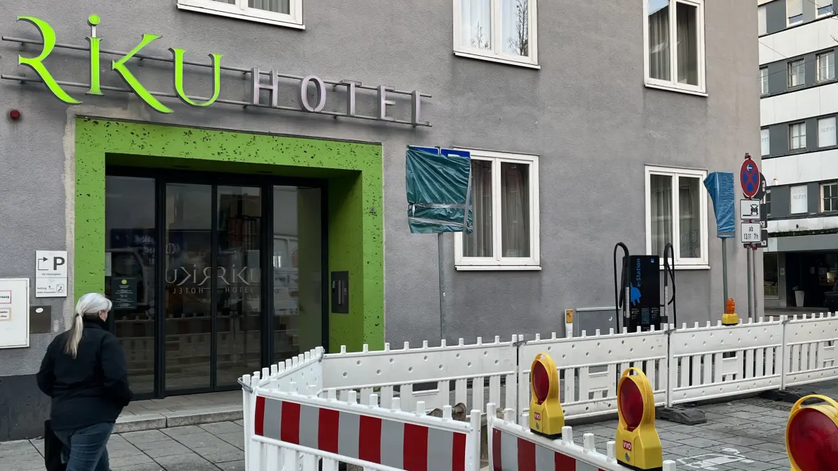 Das Riku-Hotel in Neu-Ulm wird geschlossen und abgerissen.