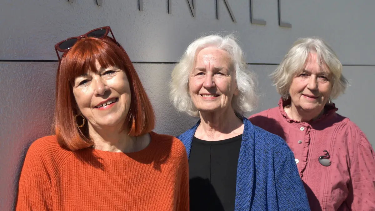 dith Biedermann-Engeer, Teresa Wood-Czisch und Beate Kolb, die Vorstandsfrauen vom Stadtteiltreff Schönblick