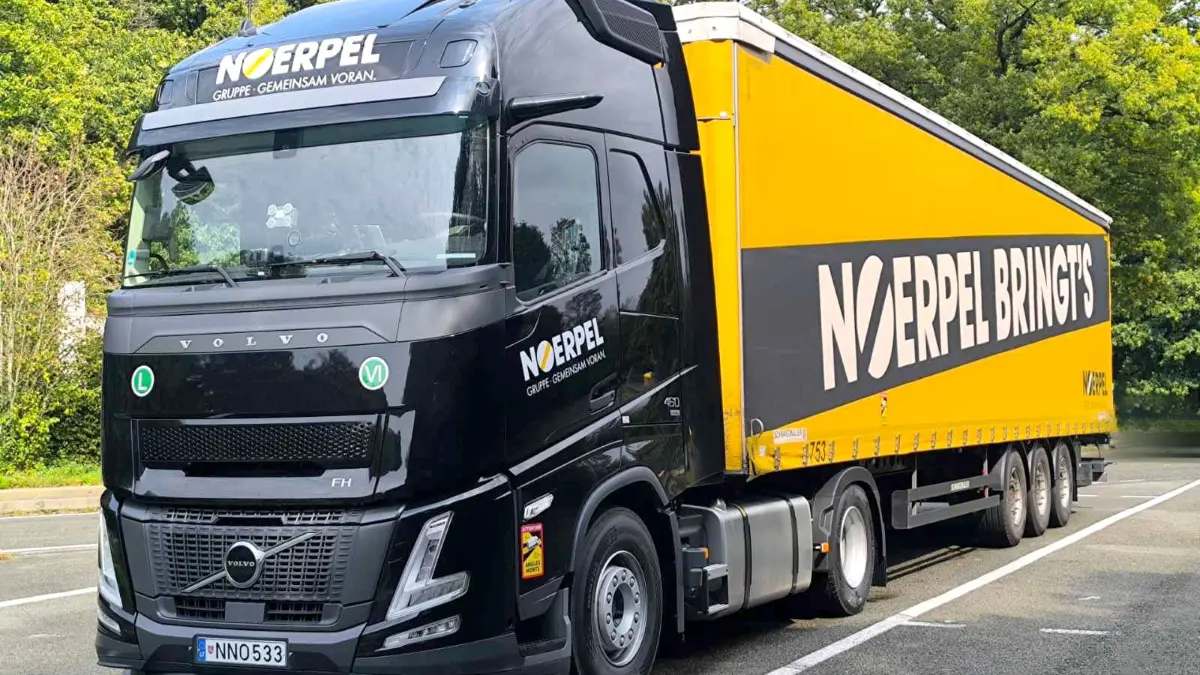 Noerpel LKW Transport Logistik Lastwagen Vilnius Litauen Die Noerpel-Gruppe setzt über ihre Tochtergesellschaft in Litauen bereits 60 Fahrzeuge auf internationalen Touren ein.