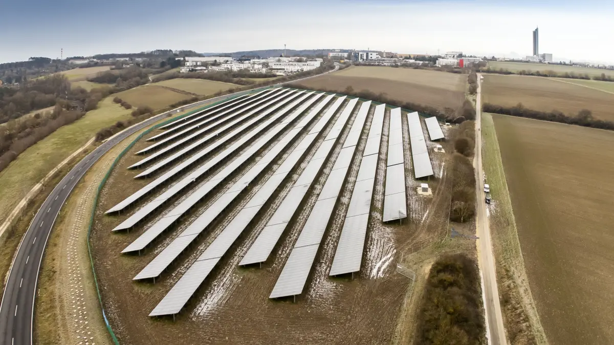 Böfingen: Projektabschluss PV-Anlage Örlinger Tal SWU
