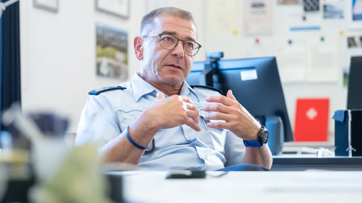 Göppingen Interview Polizeipräsident Anton Saile