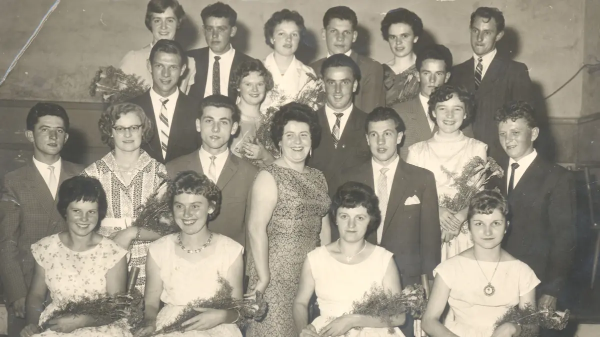 Dettinger Tanzkränzchen 1959.