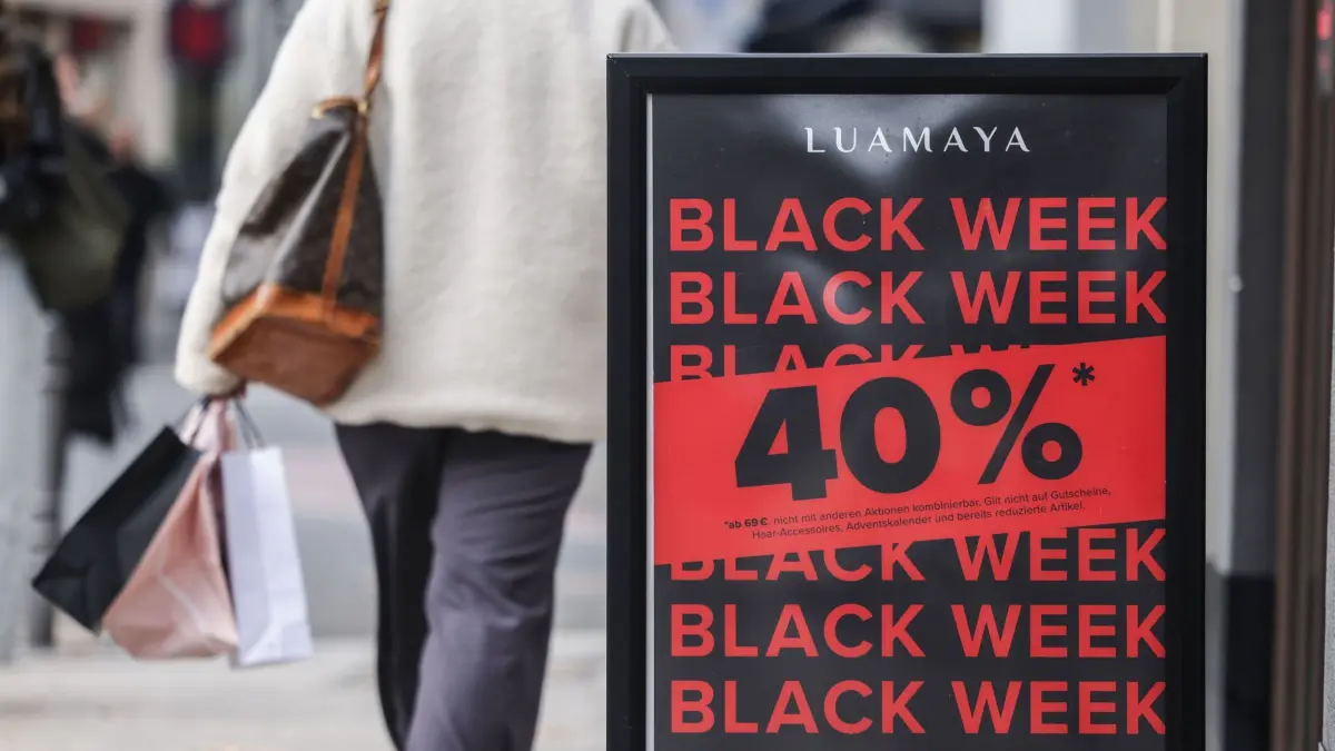 Rabattaktion zum Black Friday