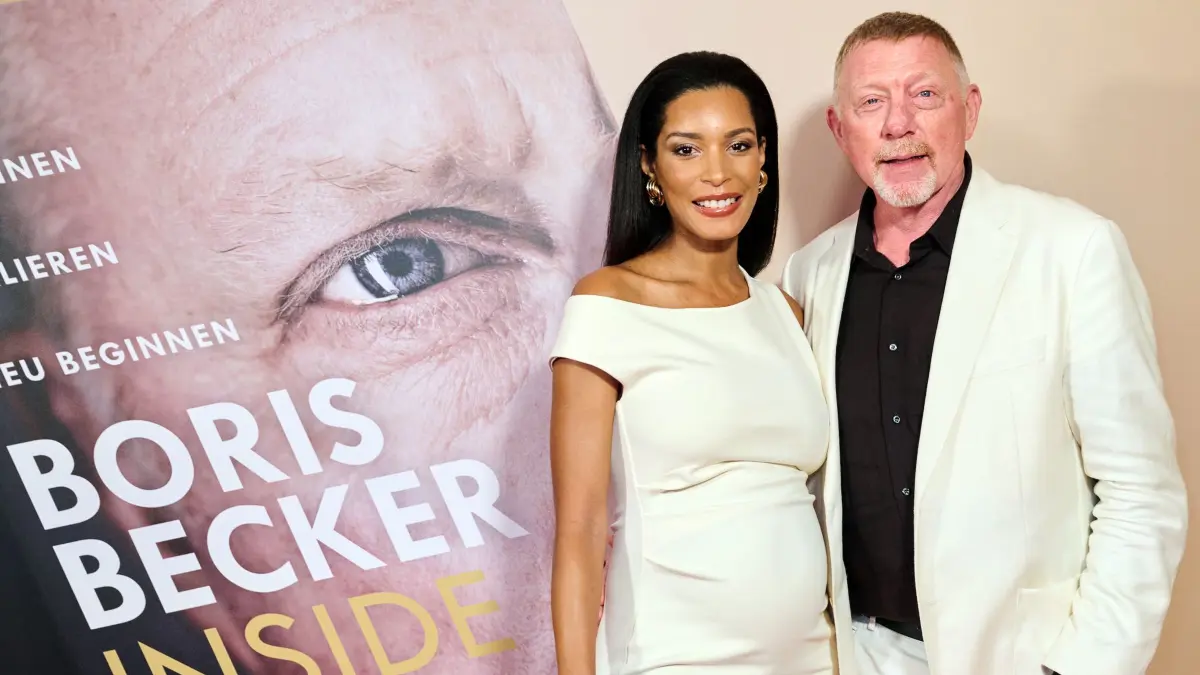 Lilian Monteiro und Boris Becker