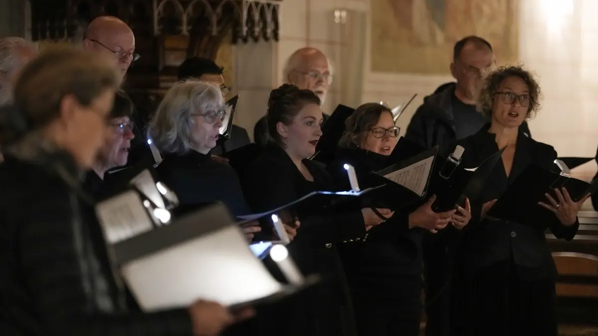 Konzert in der Christuskirche Söflingen Kammerchor Vox Humana Ulm/Neu-Ulm - Hugo Distlers Totentanz und Bachs "Wachet auf"