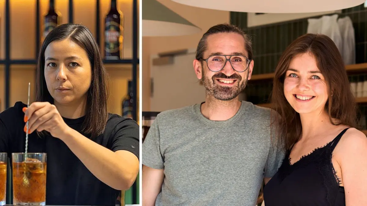 Mandy Genewein (links) und Tabea Klanten und Slobodan Zarić haben zwei der neuen Gastro-Konzessionen bekommen. Genewein möchte am Marktplatz eine hochwertige Cocktailbar etablieren, Klanten und Zarić in der Langen Gasse eine Dependance ihres Café Apoteka auf der Oberen Viehweide eröffnen.