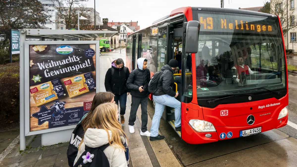 Ulm Buslinie 49 nach Nellingen hat eine neue Streckenführung DING Bus