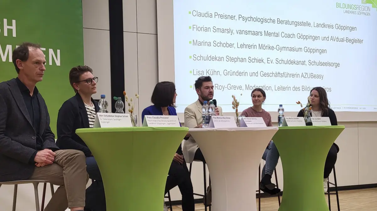 5. Bildungskonferenz der Bildungsregion Landkreis Göppingen - Podiumsgespräch