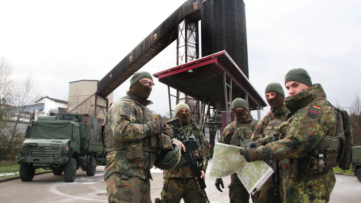Bundeswehrübung Starker Löwe in Haigerloch