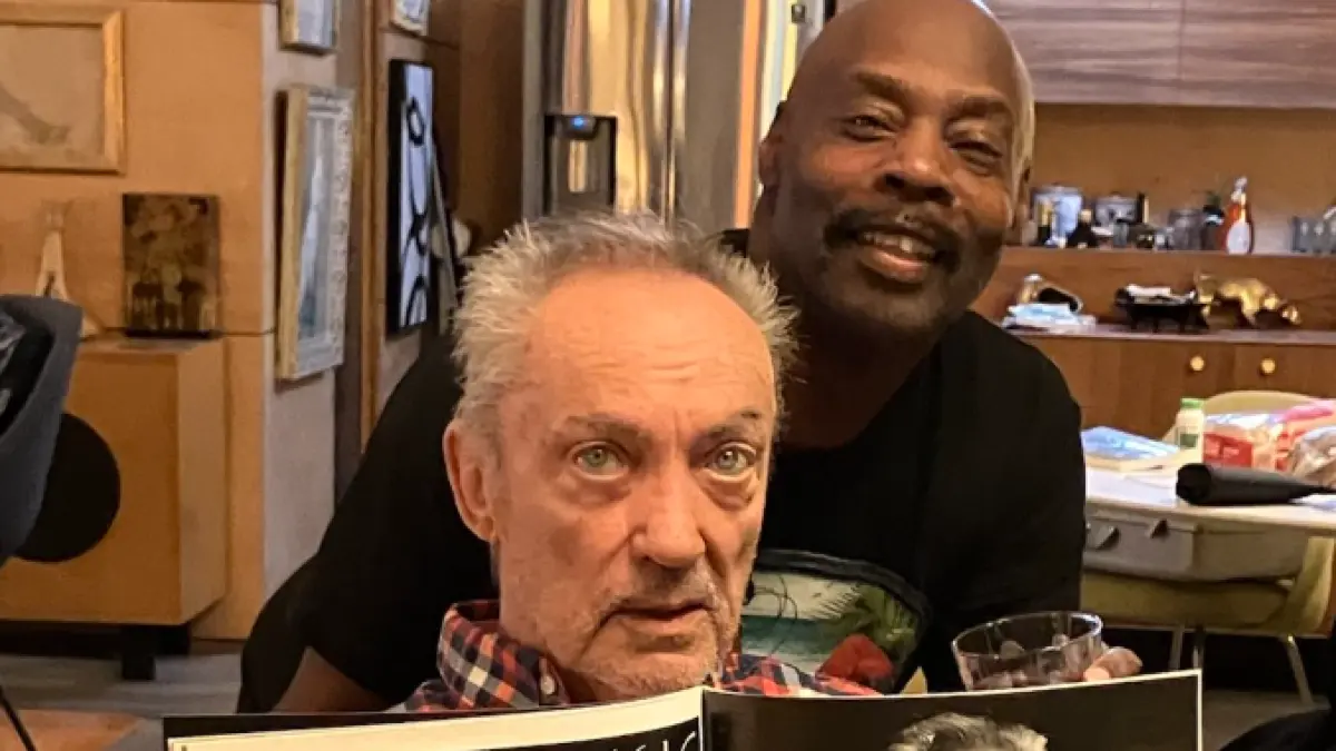 Delbert McBride und Udo Kier – stille Partner in Kunst und Leben.