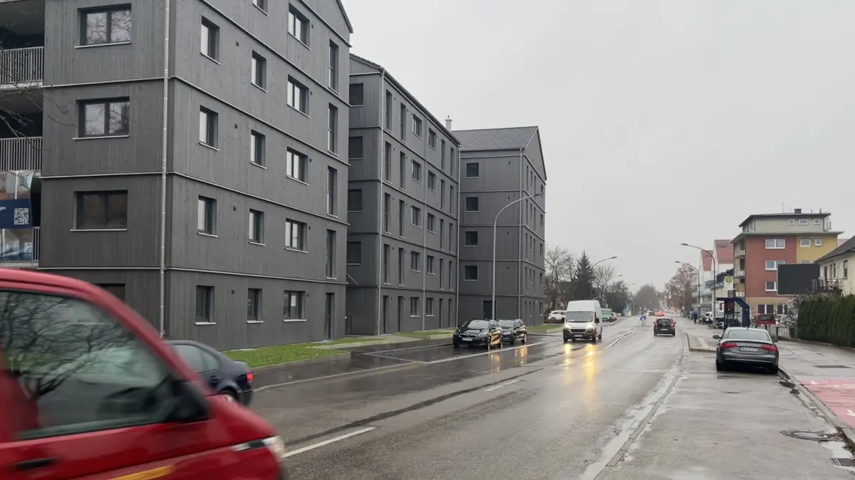 Bezugsfertig, aber leer: Der Neubau der Nuwog in Pfuhl.