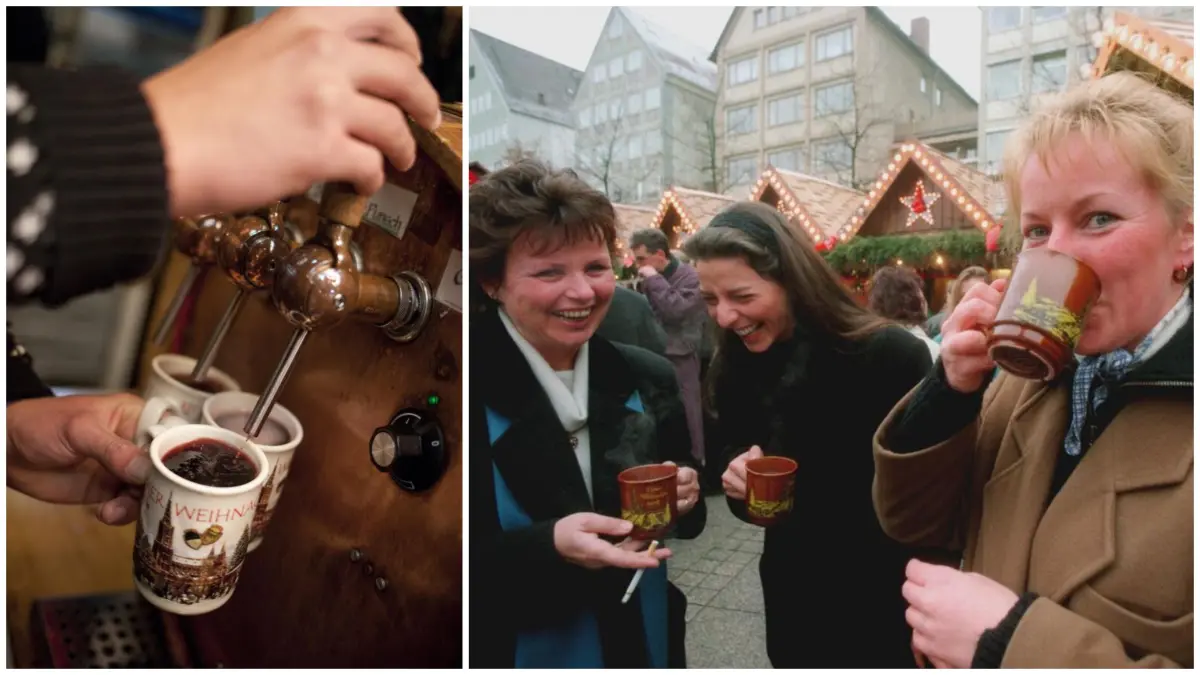Gut lachen hatten Besucher des Ulmer Weihnachtsmarkts um die Jahrtausendwende: Damals gab es dort Glühwein noch für einen deutlich geringeren Preis zu kaufen.