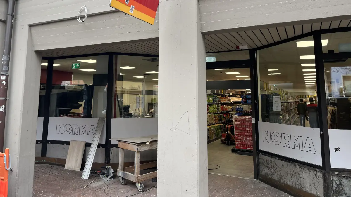 Der Norma in der Herrenkellergasse wird derzeit renoviert.