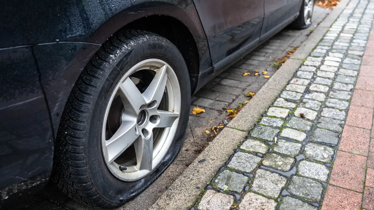 Umweltaktivisten schlagen zu: 40 Autos mit platten Reifen