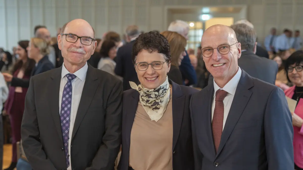 Landgericht Ulm - Amtswechsel Präsident des LandgerichtsThomas Dörr, Marion Gentges und Matthias Grundke