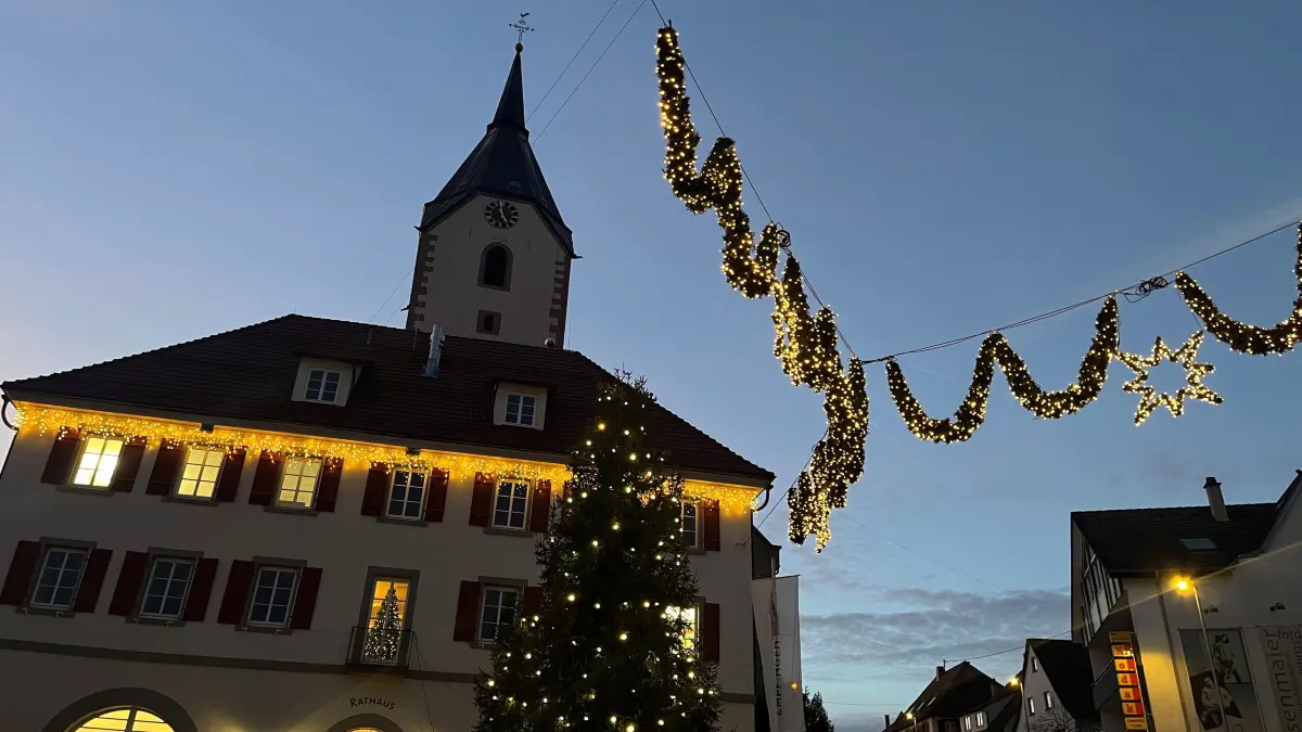Weihnachtsbeleuchtung Empfingen 2025