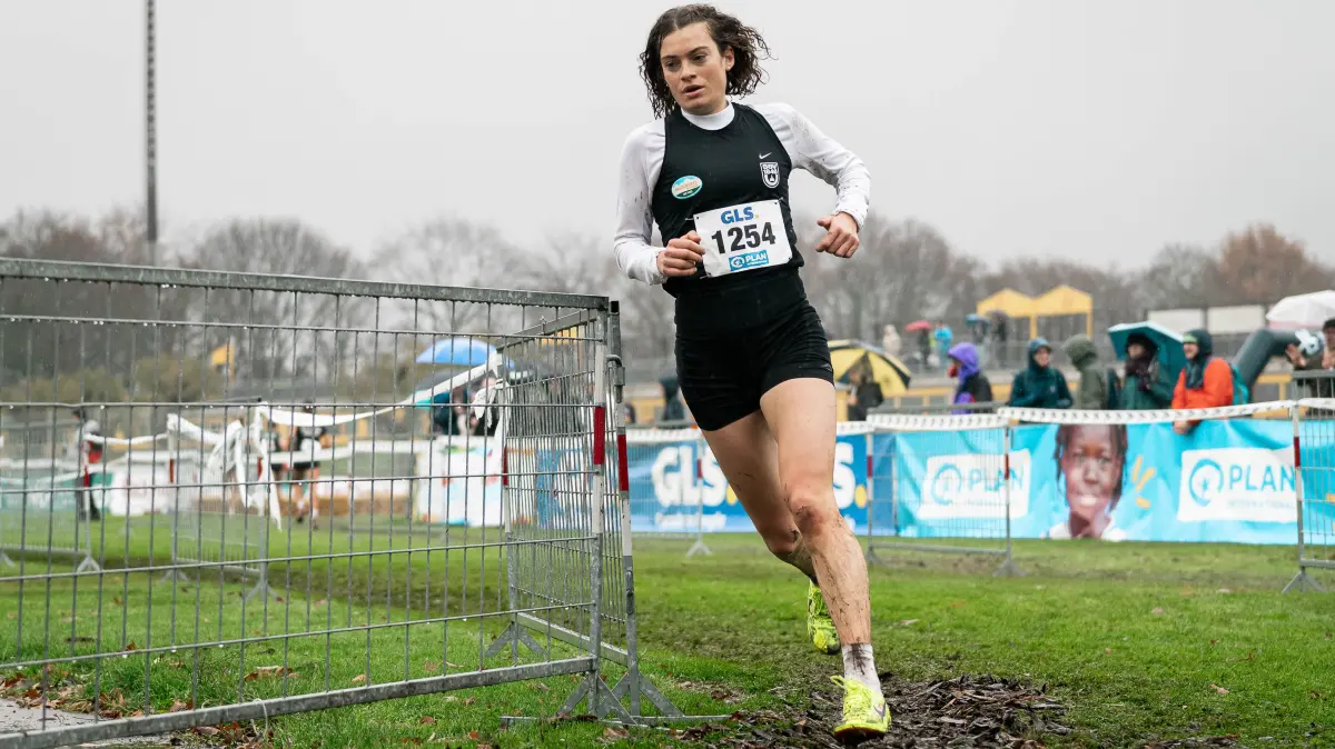 GER, Leichtathletik, Athletics, Deutsche Meisterschaft Crosslauf, 30.11.2025: Alina Reh (Frauen Langstrecke, SSV Ulm 1846, 1254), GER, Leichtathletik, Athletics, Deutsche Meisterschaft Crosslauf, 30.11.2025,
Foto: Eibner-Pressefoto/Stefan Mayer