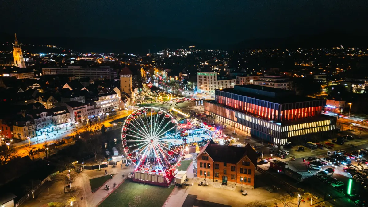 Reutlingen leuchtet Einkaufsnacht Shopping Innenstadt Weihnachtsmarkt