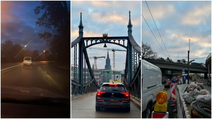 Verkehrschaos bleibt aus – Liveticker zum ersten Wochenende der Sperrung