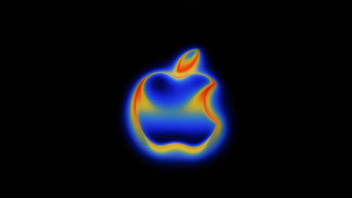 Apple iPhone-Vorstellung: ARCHIV - 09.09.2025, USA, Cupertino: Das Logo von Apple ist vor der Vorstellung neuer iPhone-Modelle zu sehen. (zu dpa: «Apple setzt bei KI wieder auf einen Google-Manager») Foto: Andrej Sokolow/dpa +++ dpa-Bildfunk +++