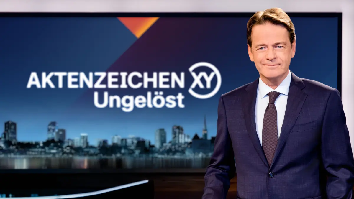 Moderator Rudi Cerne präsentiert die Fahndungssendung „Aktenzeichen XY... Ungelöst“ im ZDF.