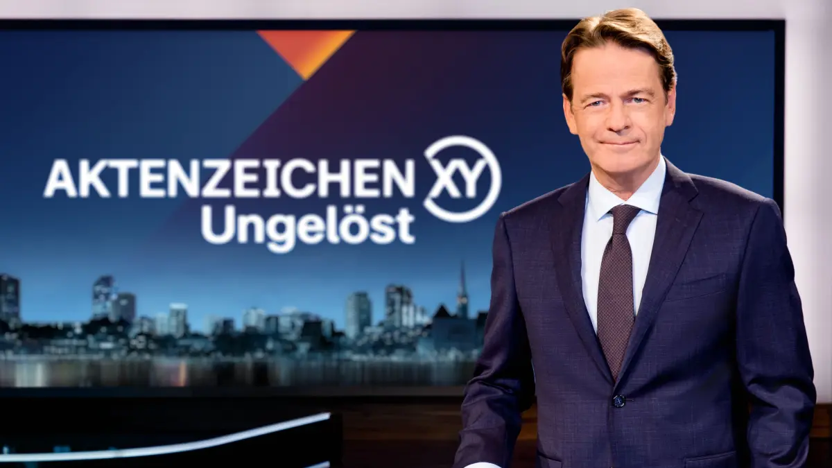 Moderator Rudi Cerne präsentiert die Fahndungssendung „Aktenzeichen XY... Ungelöst“ im ZDF.