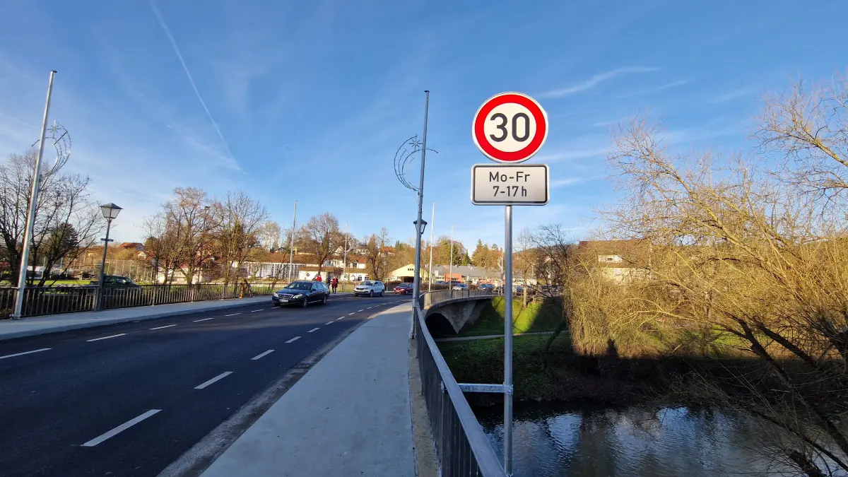 Tempo 30 in der Schloss-Straße Gaildorf