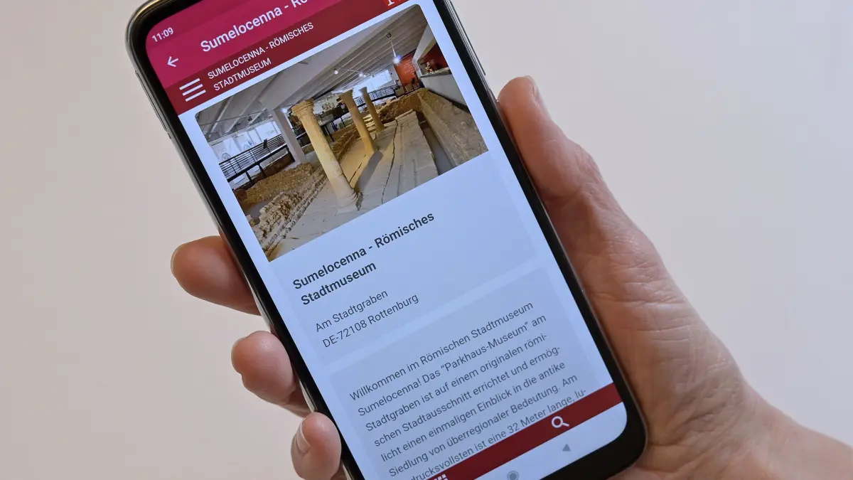 Neuer Audioguide im Rottenburger Sumelocenna-Museum
