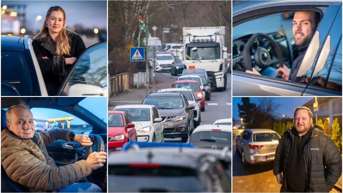 Auf den Umleitungsstrecken der B10-Sperrung war am Morgen einiges los.