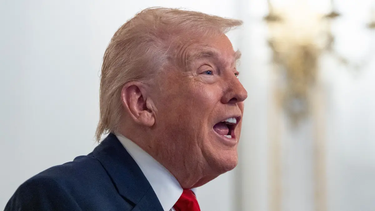 US-Präsident Donald Trump spricht an Thanksgiving von seinem Anwesen Mar-a-Lago per Video zu den Truppen. +++ dpa-Bildfunk +++