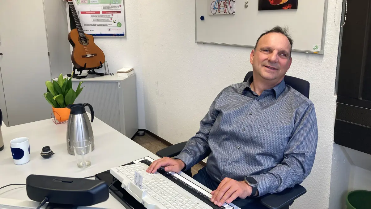 Alwin Schuler Agentur für Arbeit Ulm Arbeit Schwerbehindert Menschen mit Behinderung Inklusion Blind