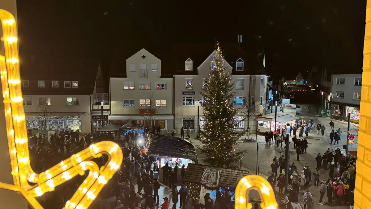 Mössinger Lupe dezember 2025: Weihnachtsmarkt Mössingen. Foto: Stadt Mössingen