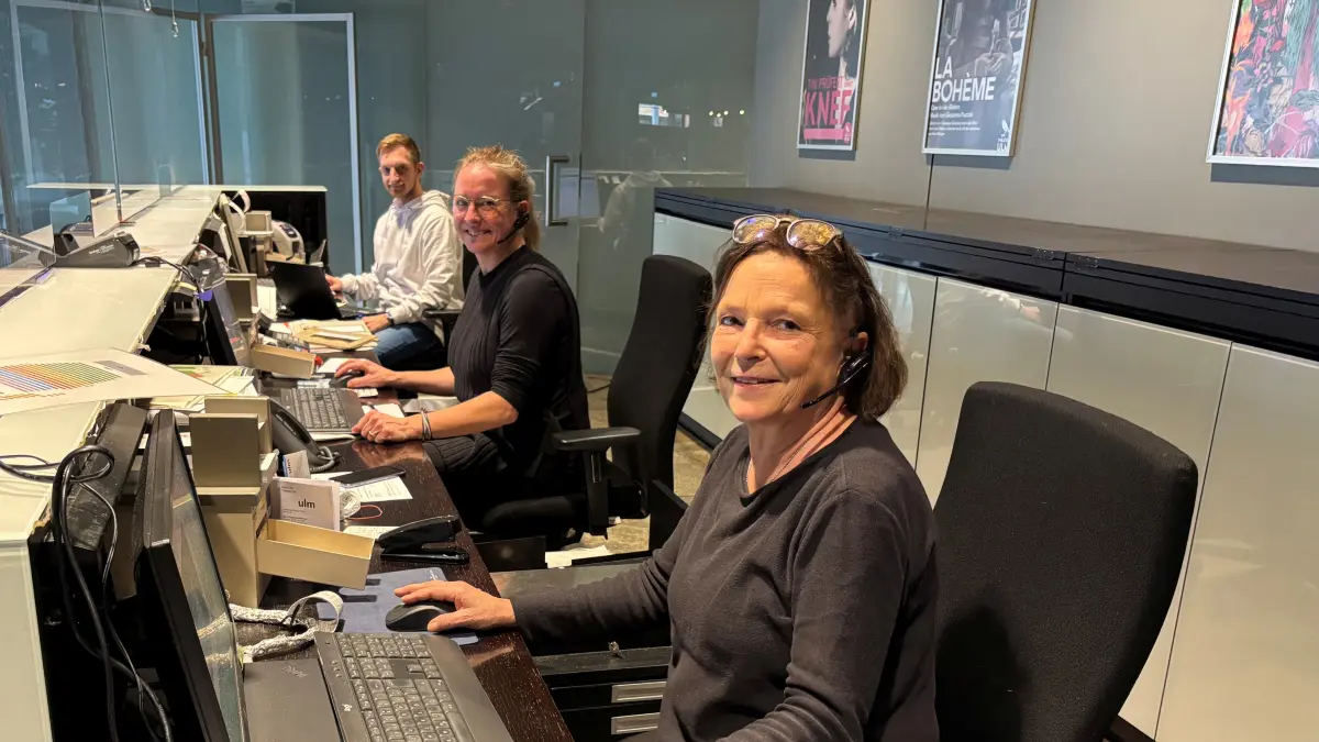 Gut vorbereitet auf den Systemwechsel: die Theaterkasse.