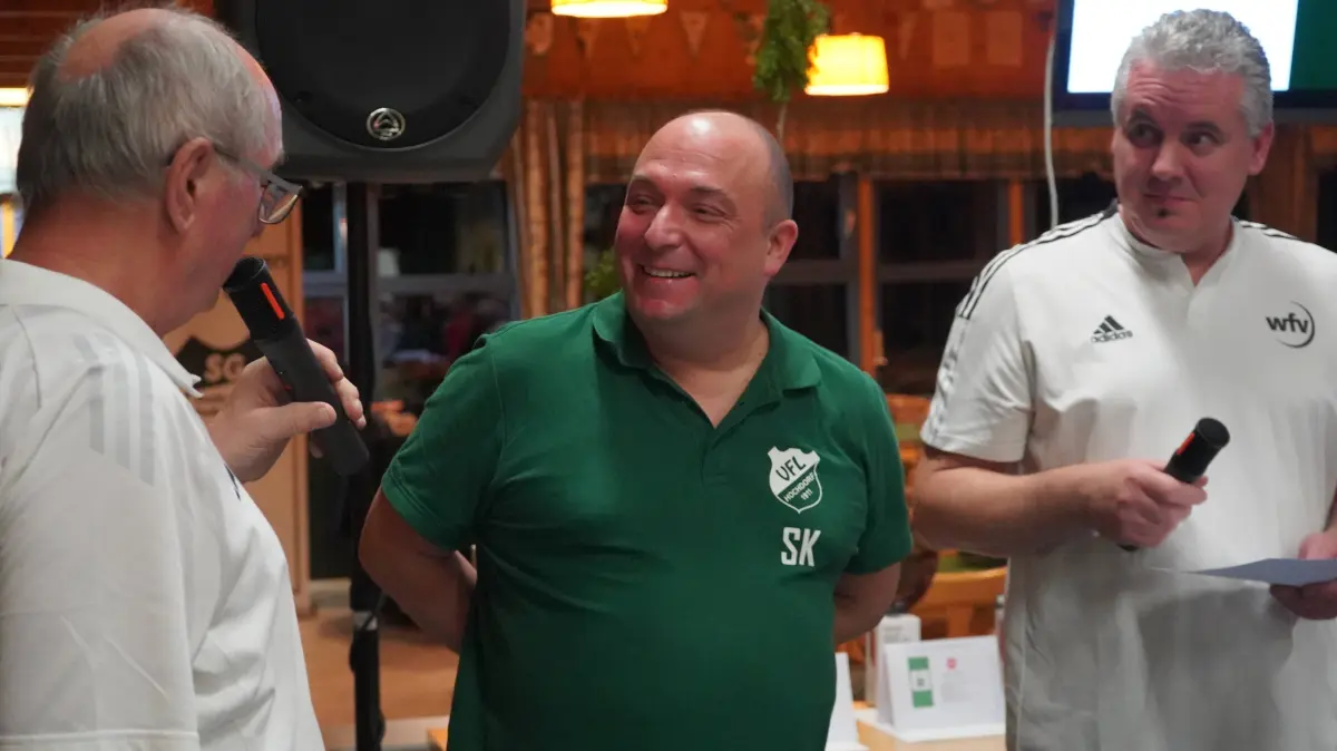Sven Katz bei der Ehrenamts-Ehrung