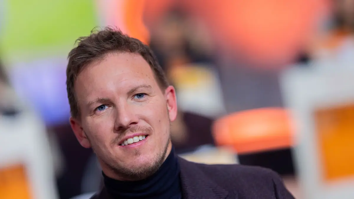 30. RTL-Spendenmarathon: ARCHIV - 20.11.2025, Nordrhein-Westfalen, Hürth: Bundestrainer Julian Nagelsmann nimmt am 30. RTL-Spendenmarathon teil. (zu dpa: «Kribbeln, Kugeln, Glamour: Nagelsmanns WM-Auslosung») Foto: Rolf Vennenbernd/dpa +++ dpa-Bildfunk +++