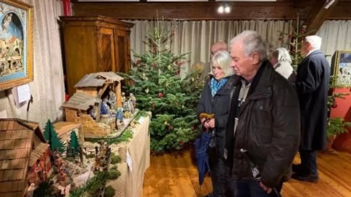 Krippenausstellung in der Zehntscheuer in Rottenburg